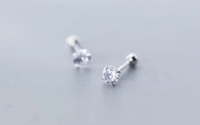 Cargar imagen en el visor de la galería, pendientes de tuerca de circonia AAA deslumbrantes para mujer