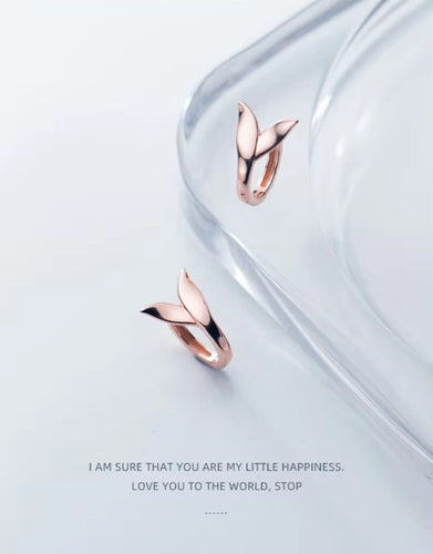 Venta caliente elegante Fox Tail Hoop pendientes para mujeres