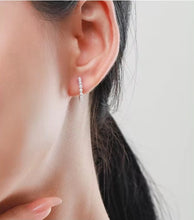 Load image into Gallery viewer, pendientes de aro de plata de ley 100% para mujer, aretes de Color dorado con perlas y conchas