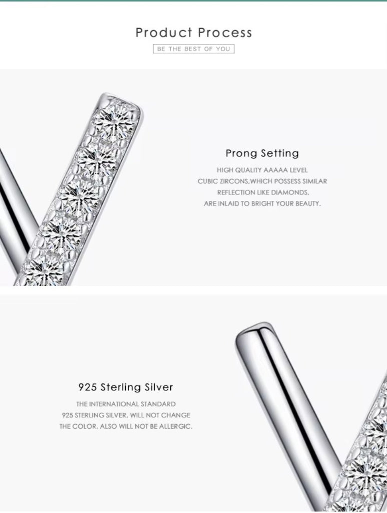 pendientes de plata esterlina 2021 para mujer y niña