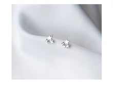 Load image into Gallery viewer, pendientes de plata de primera ley y circón para mujer