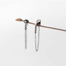 Load image into Gallery viewer, pendientes de cadena de eslabones geométricos para mujer