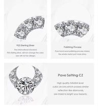 Load image into Gallery viewer, pendientes de plata de ley 925 para mujer