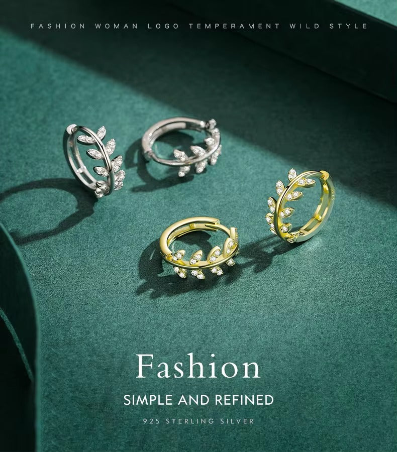 pendientes de Aro para mujer, Plata de Ley 100% 925