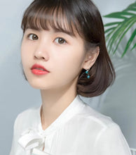 Load image into Gallery viewer, pendientes de gota redondos geométricos para mujer