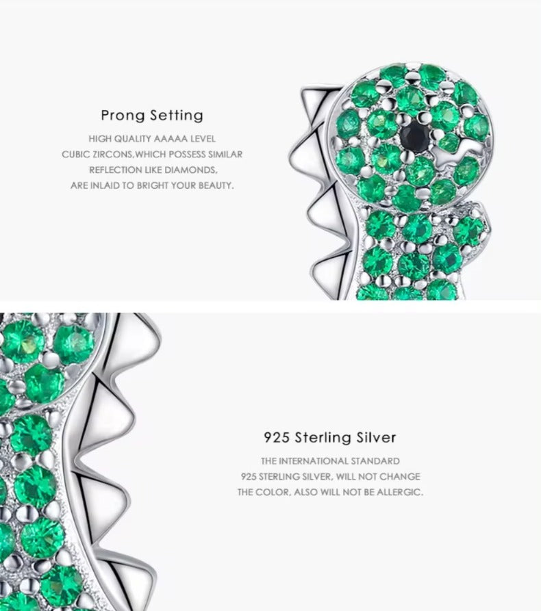 pendientes de tuerca de dinosaurio para mujer