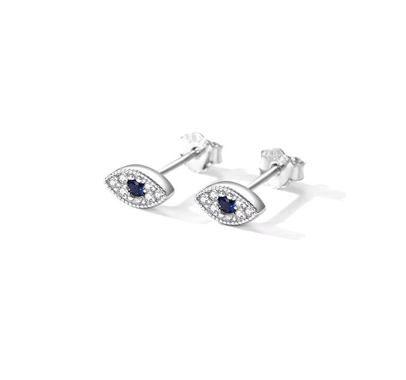 pendientes pequeños y bonitos de Plata de Ley 925 para mujer y niña