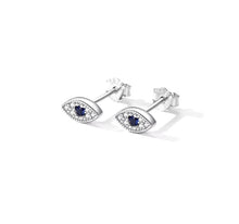 Cargar imagen en el visor de la galería, pendientes pequeños y bonitos de Plata de Ley 925 para mujer y niña