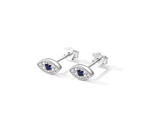 pendientes pequeños y bonitos de Plata de Ley 925 para mujer y niña