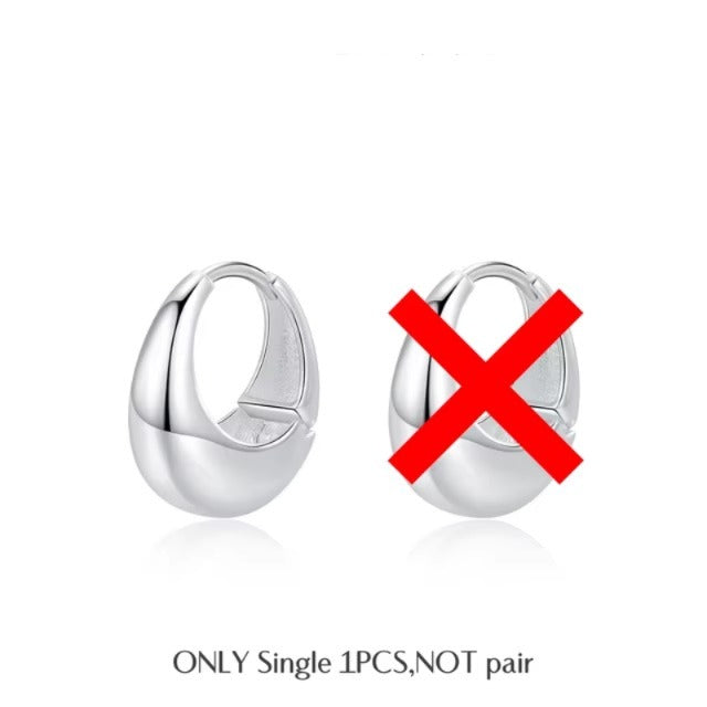 pendientes de aro de Plata de Ley 925 p