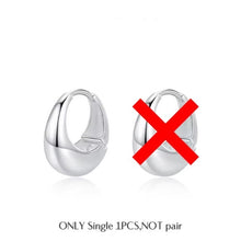 Load image into Gallery viewer, pendientes de aro de Plata de Ley 925 p