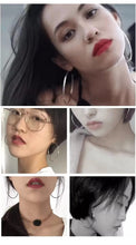 Load image into Gallery viewer, pendientes de aro de Plata de Ley 925 auténtica para mujer