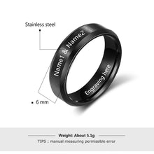 Load image into Gallery viewer, Anillos De Compromiso personalizados para hombres y mujeres