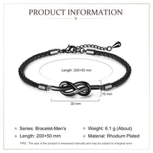 Load image into Gallery viewer, pulsera personalizada Infinity pareja para hombre y mujer