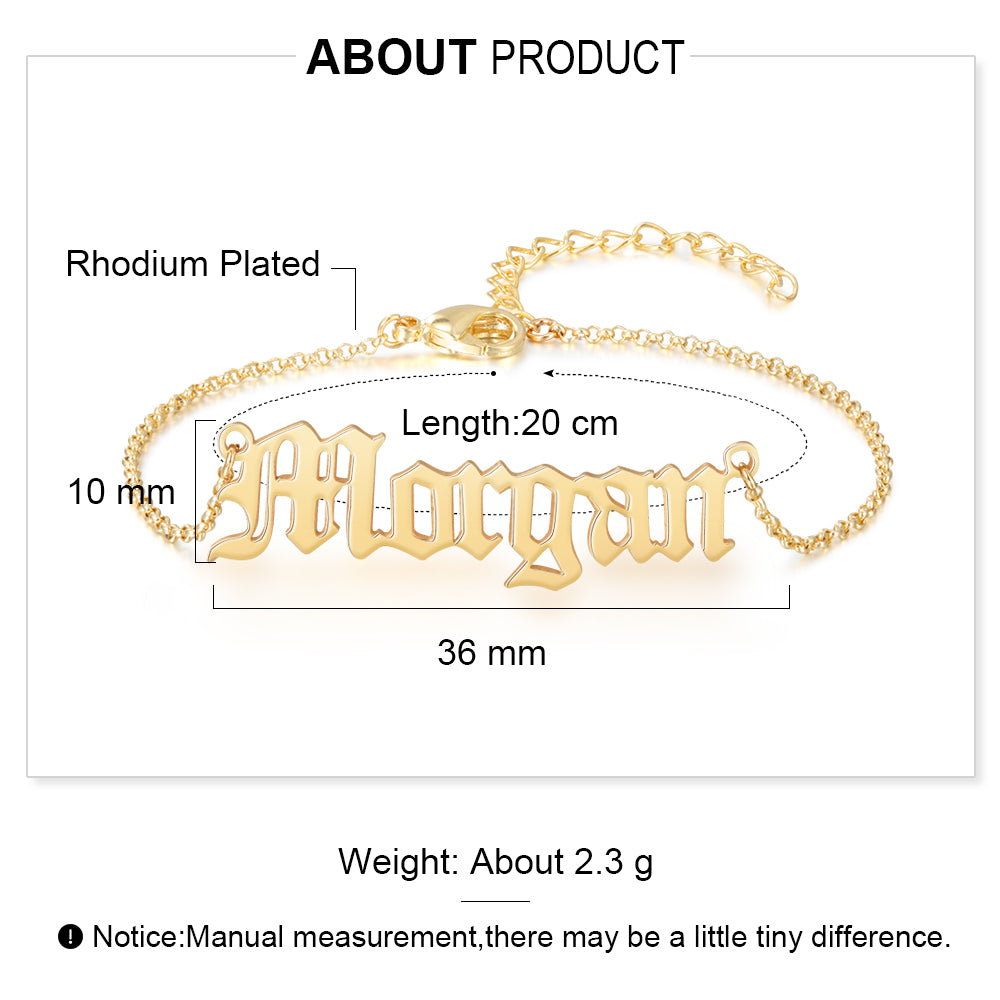 tobilleras personalizadas para mujer