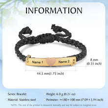 Cargar imagen en el visor de la galería, Pulsera de identificación grabada personalizada con corazón