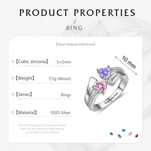 Load image into Gallery viewer, Anillo de compromiso de boda con nombre grabado personalizado