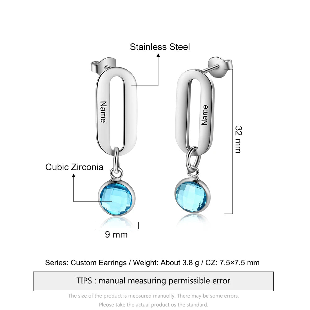 pendientes de diseño personalizado para mujer