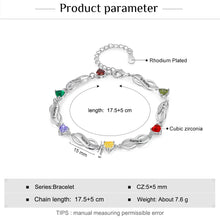 Load image into Gallery viewer, Pulsera Infinity personalizada para mujer