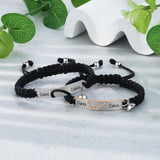 Pulsera de corazón personalizada para pareja