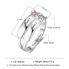 Load image into Gallery viewer, Anillos de promesa de amor para mujer