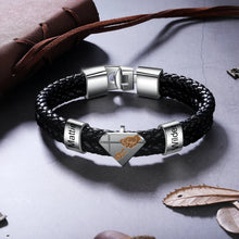 Load image into Gallery viewer, pulsera de piel trenzada para hombre y mujer