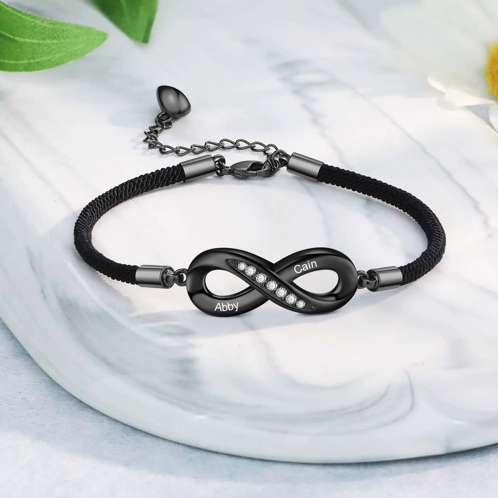 Pulseras magnéticas personalizadas en forma de corazón para hombres y mujeres