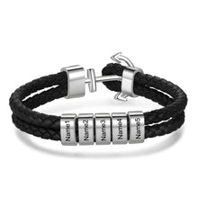 Load image into Gallery viewer, Pulsera de cuentas personalizable para hombre