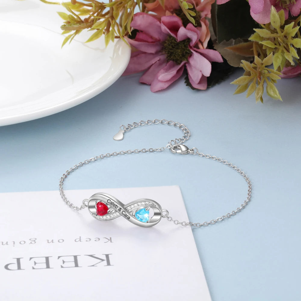 pulsera personalizada con nombre grabado para mujer