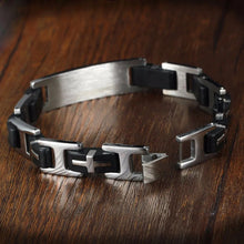 Load image into Gallery viewer, Pulsera de acero inoxidable con Cruz para hombre