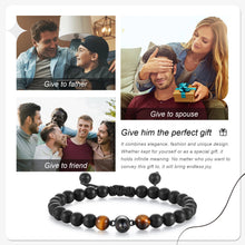 Cargar imagen en el visor de la galería, Pulsera de cuentas personalizable para hombre y mujer