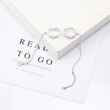 Load image into Gallery viewer, Pulseras de plata de ley 925 personalizadas con nombre infinito para mujer