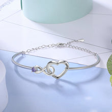 Load image into Gallery viewer, Pulseras personalizadas Infinity &amp; Heart para mujer