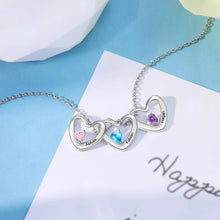 Load image into Gallery viewer, Collar con colgante de corazón con nombre personalizado