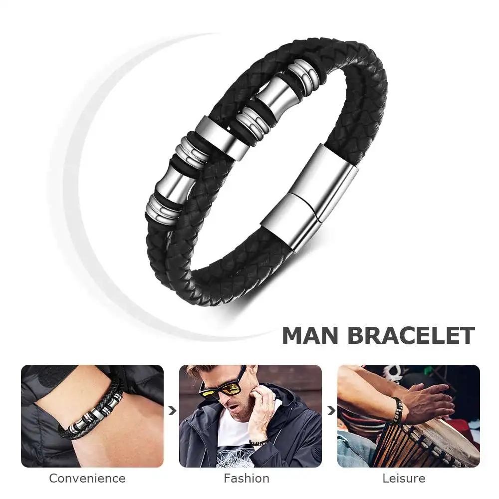 Pulsera de acero inoxidable para hombre