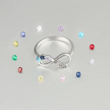 Load image into Gallery viewer, anillos de plata de ley 925 personalizados para madres