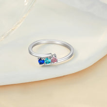 Load image into Gallery viewer, Anillos de piedra natal personalizados para mujer