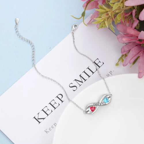 pulsera personalizada con nombre grabado para mujer