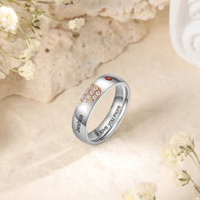 Load image into Gallery viewer, Anillos personalizados de acero inoxidable para pareja