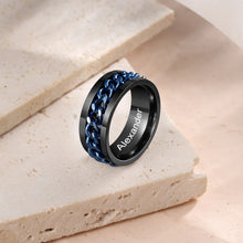 Load image into Gallery viewer, Anillos grabados personalizados para hombres