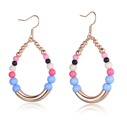 pendientes bohimianos con grabado de nombre personalizado para mujer