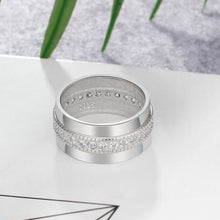 Load image into Gallery viewer, Anillos De Compromiso personalizados con nombre grabado para mujer