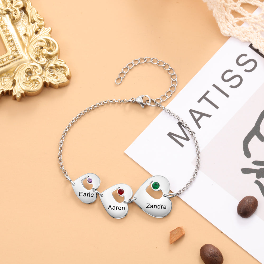 pulsera personalizada con nombre para niños