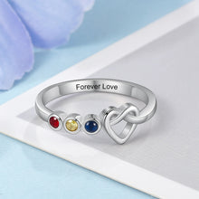 Load image into Gallery viewer, Anillo con grabado personalizado para mujer