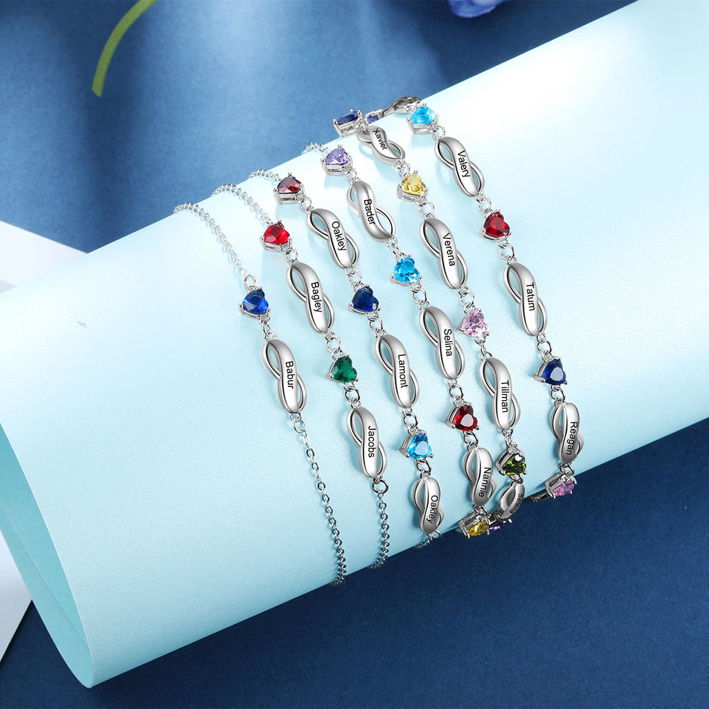 Pulsera Infinity personalizada para mujer