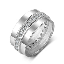 Load image into Gallery viewer, Anillos De Compromiso personalizados con nombre grabado para mujer