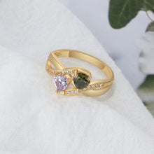 Load image into Gallery viewer, Anillo de Plata de Ley 925 personalizado con nombre de pareja