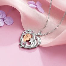 Load image into Gallery viewer, Collar con colgante personalizado para madre e hija