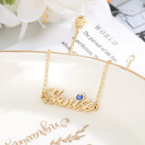 pulsera con placa de identificación personalizada para mujer y niña