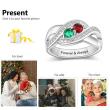 Load image into Gallery viewer, anillo de compromiso de Plata de Ley 925 personalizado para mujer